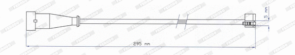 FAI115 FERODO Сигнализатор, износ тормозных колодок (фото 1)
