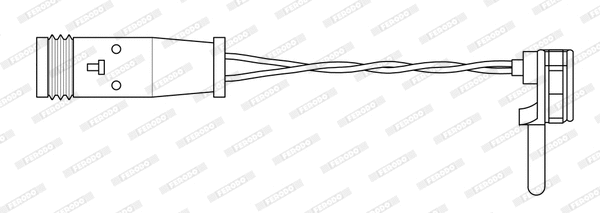 FWI261 FERODO Сигнализатор, износ тормозных колодок (фото 1)