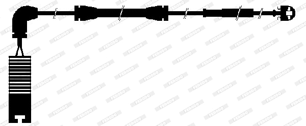 FWI265 FERODO Сигнализатор, износ тормозных колодок (фото 1)