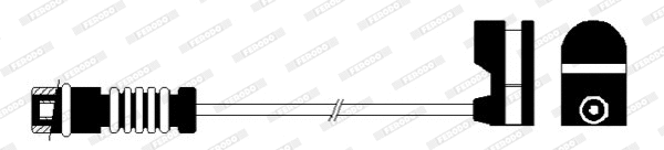FWI287 FERODO Сигнализатор, износ тормозных колодок (фото 1)