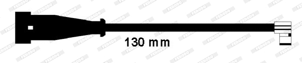 FWI303 FERODO Сигнализатор, износ тормозных колодок (фото 1)