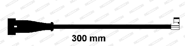 FWI305 FERODO Сигнализатор, износ тормозных колодок (фото 1)