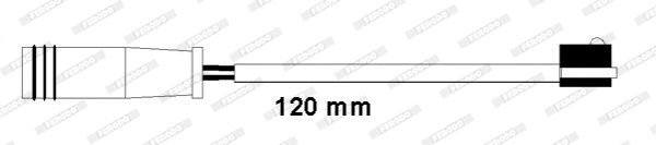 FWI308 FERODO Сигнализатор, износ тормозных колодок (фото 1)