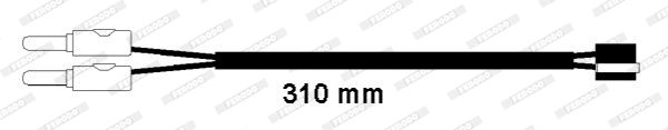 FWI310 FERODO Сигнализатор, износ тормозных колодок (фото 1)