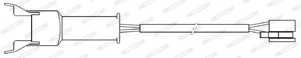 FWI313 FERODO Сигнализатор, износ тормозных колодок (фото 1)