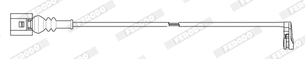 FWI464 FERODO Сигнализатор, износ тормозных колодок (фото 1)