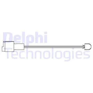 LZ0108 DELPHI Сигнализатор, износ тормозных колодок (фото 1)