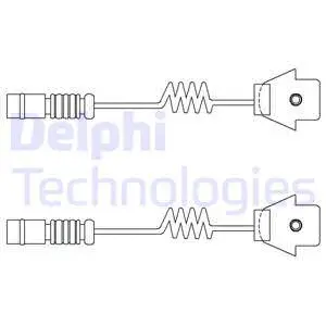 LZ0111 DELPHI Сигнализатор, износ тормозных колодок (фото 1)