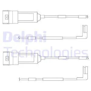 LZ0113 DELPHI Сигнализатор, износ тормозных колодок (фото 1)