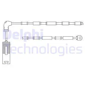 LZ0151 DELPHI Сигнализатор, износ тормозных колодок (фото 1)