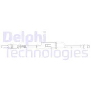 LZ0169 DELPHI Сигнализатор, износ тормозных колодок (фото 1)