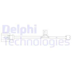 LZ0209 DELPHI Сигнализатор, износ тормозных колодок (фото 1)