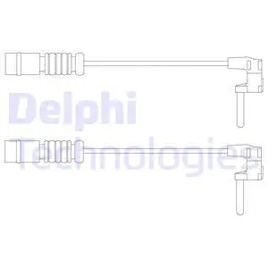 LZ0230 DELPHI Сигнализатор, износ тормозных колодок (фото 1)