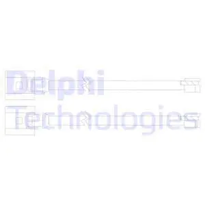 LZ0255 DELPHI Сигнализатор, износ тормозных колодок (фото 1)
