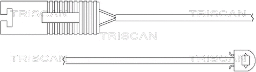8115 11014 TRISCAN Сигнализатор, износ тормозных колодок (фото 1)