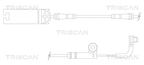 8115 11026 TRISCAN Сигнализатор, износ тормозных колодок (фото 1)