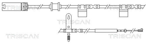 8115 17018 TRISCAN Сигнализатор, износ тормозных колодок (фото 1)