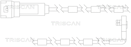 8115 24010 TRISCAN Сигнализатор, износ тормозных колодок (фото 1)