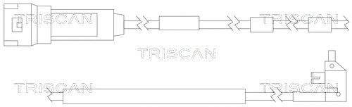 8115 24011 TRISCAN Сигнализатор, износ тормозных колодок (фото 1)
