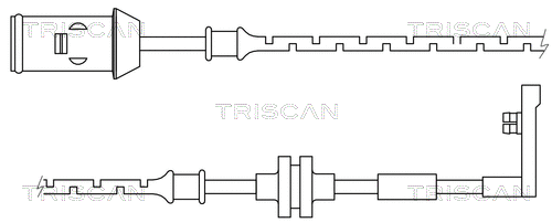 8115 24013 TRISCAN Сигнализатор, износ тормозных колодок (фото 1)