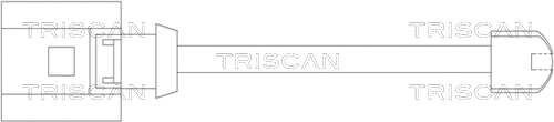8115 29012 TRISCAN Сигнализатор, износ тормозных колодок (фото 1)