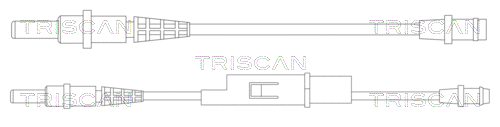 8115 38003 TRISCAN Сигнализатор, износ тормозных колодок (фото 1)