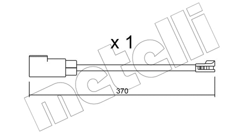 SU.339 METELLI Сигнализатор, износ тормозных колодок (фото 1)