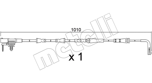 SU.397 METELLI Сигнализатор, износ тормозных колодок (фото 1)