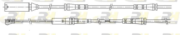 001206 ROADHOUSE Сигнализатор, износ тормозных колодок (фото 1)