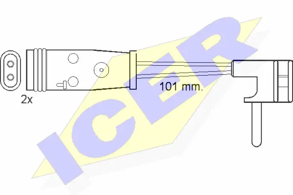 610332 E C ICER Сигнализатор, износ тормозных колодок (фото 1)