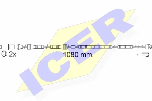 610558 E C ICER Сигнализатор, износ тормозных колодок (фото 1)