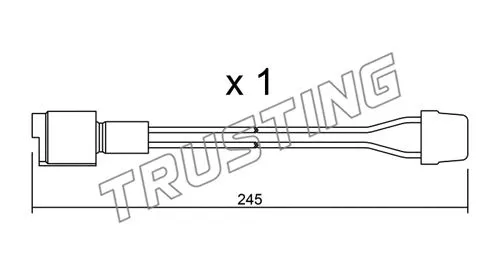 SU.072 TRUSTING Сигнализатор, износ тормозных колодок (фото 1)