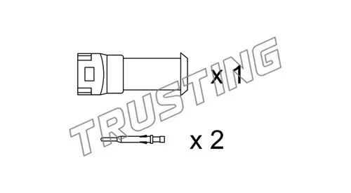 SU.077K TRUSTING Сигнализатор, износ тормозных колодок (фото 1)