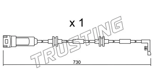 SU.143 TRUSTING Сигнализатор, износ тормозных колодок (фото 1)