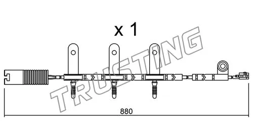 SU.149 TRUSTING Сигнализатор, износ тормозных колодок (фото 1)