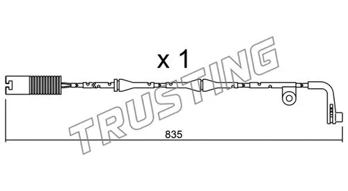 SU.158 TRUSTING Сигнализатор, износ тормозных колодок (фото 1)