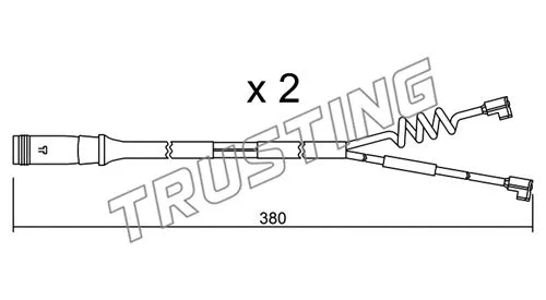 SU.175K TRUSTING Сигнализатор, износ тормозных колодок (фото 1)