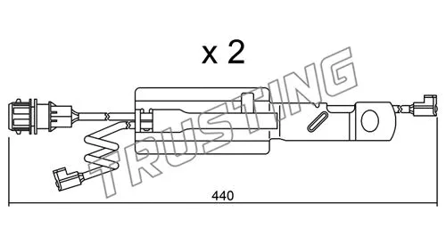 SU.179K TRUSTING Сигнализатор, износ тормозных колодок (фото 1)