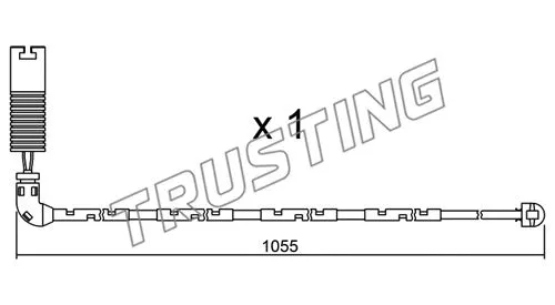 SU.196 TRUSTING Сигнализатор, износ тормозных колодок (фото 1)