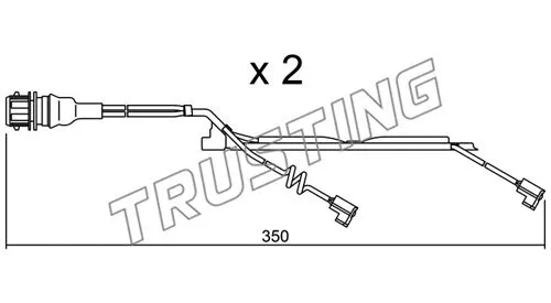 SU.231K TRUSTING Сигнализатор, износ тормозных колодок (фото 1)