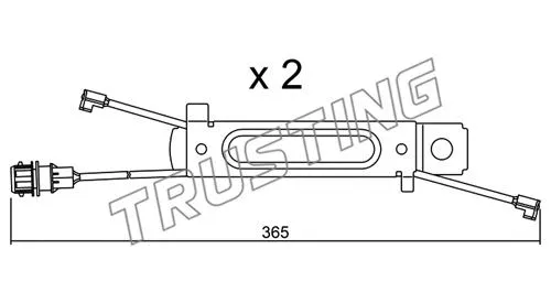 SU.245K TRUSTING Сигнализатор, износ тормозных колодок (фото 1)