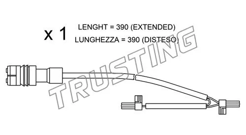 SU.264 TRUSTING Сигнализатор, износ тормозных колодок (фото 1)