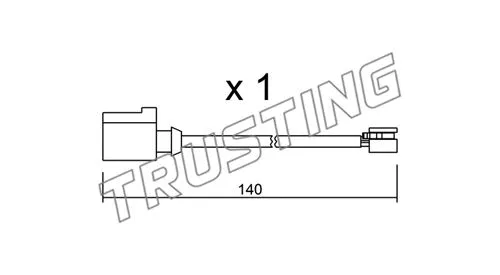 SU.274 TRUSTING Сигнализатор, износ тормозных колодок (фото 1)