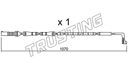 SU.285 TRUSTING Сигнализатор, износ тормозных колодок (фото 1)