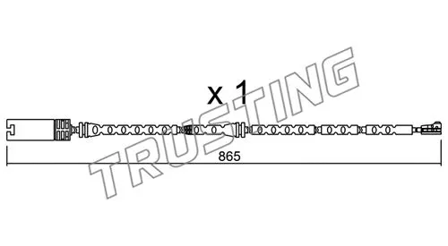 SU.299 TRUSTING Сигнализатор, износ тормозных колодок (фото 1)