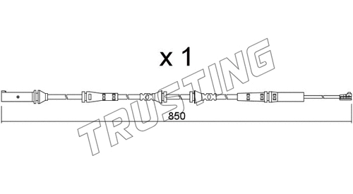 SU.366 TRUSTING Сигнализатор, износ тормозных колодок (фото 1)