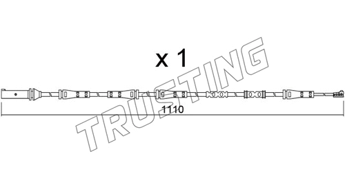 SU.368 TRUSTING Сигнализатор, износ тормозных колодок (фото 1)