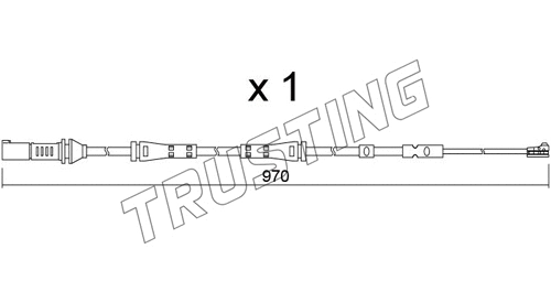 SU.375 TRUSTING Сигнализатор, износ тормозных колодок (фото 1)