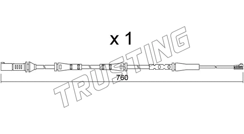 SU.377 TRUSTING Сигнализатор, износ тормозных колодок (фото 1)