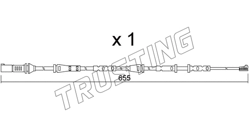 SU.378 TRUSTING Сигнализатор, износ тормозных колодок (фото 1)